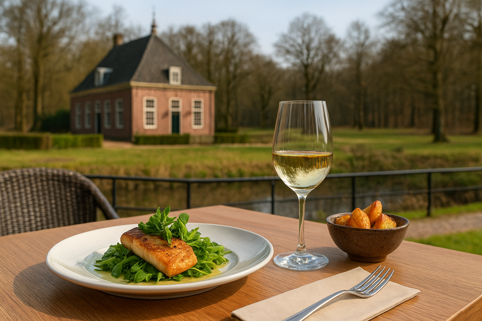 Foto bij Eten bij Heeren van Oranje aan het Mastbos als culinaire tussenstop