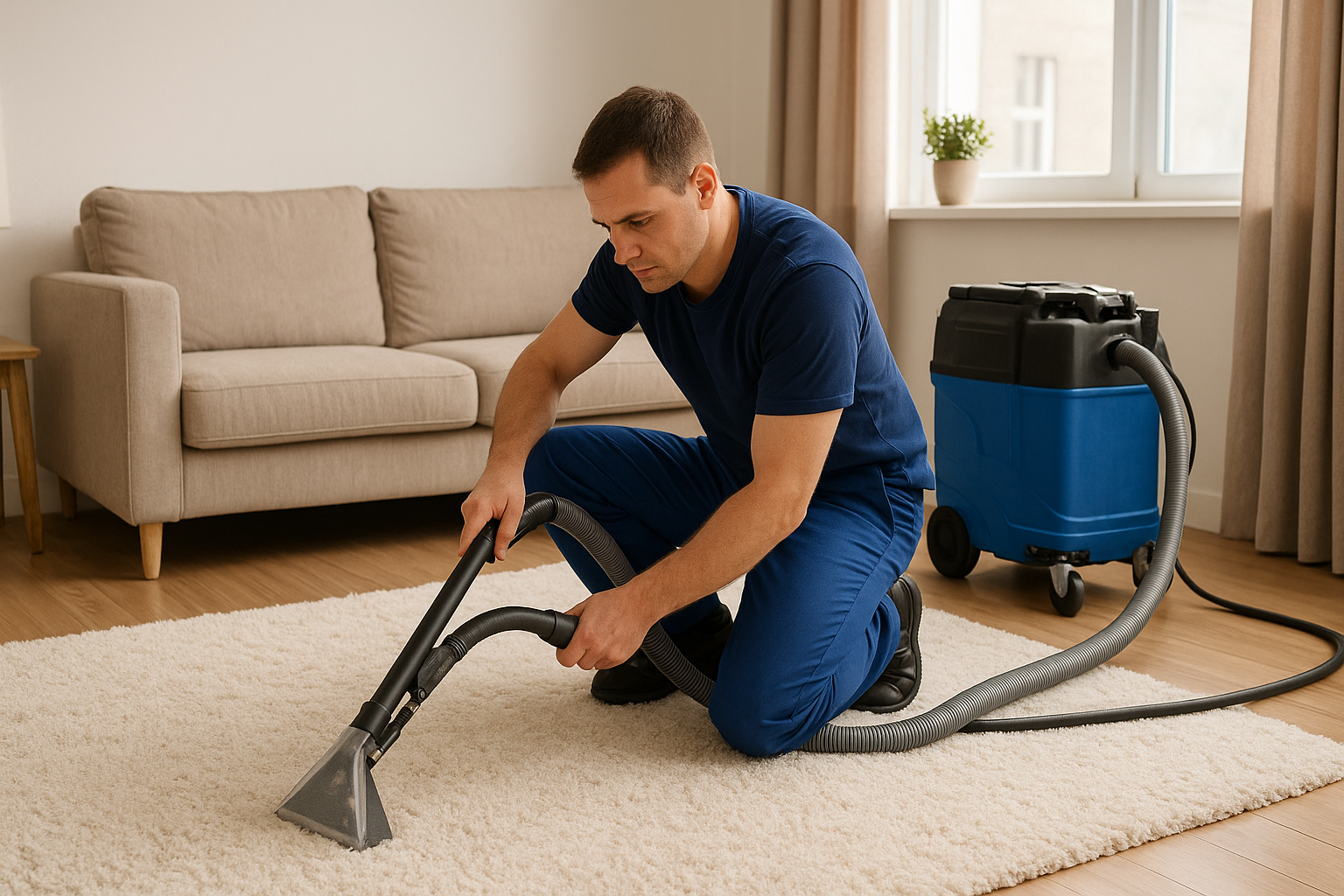 Foto bij Tapijt laten reinigen in Eindhoven: slim voor een hygiënisch huis